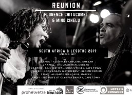 Reunion tour by Florence Chitacumbi & Mino Cinélu in late April & early May 2019